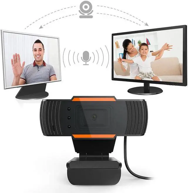 Alt view image 2 of 5 - HD Webcam Web Cam Camera LED Computer PC Laptop 2.0 Webcam 720P HD Camera with Microphone for Streaming Recording #25