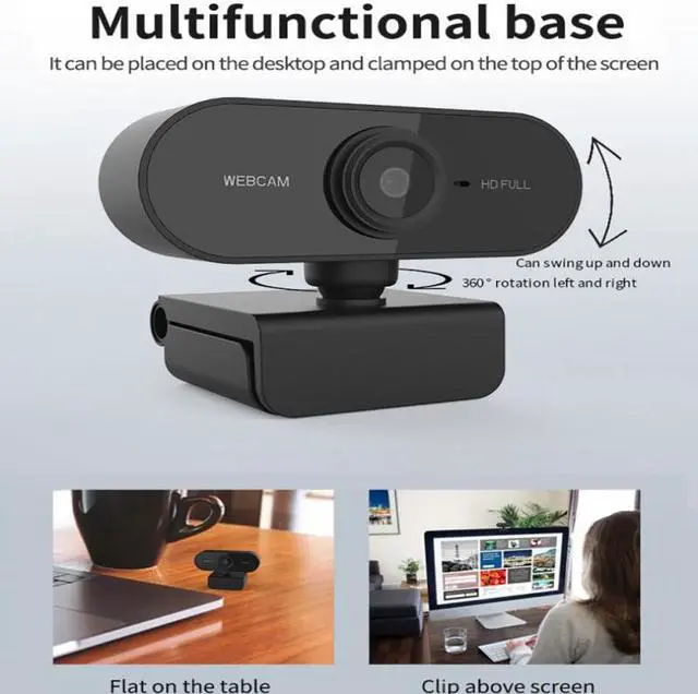 Alt view image 3 of 5 - 720P Webcam Mini Computer PC WebCamera Webcam With Microphone Rotatable Camera Webcam Web Camera Web Cam Pk Webcam 1080p