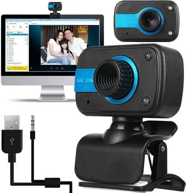 Alt view image 6 of 7 - HD 480p Webcam USB Camera Video Recording Web Camera With Microphone For PC Computer  360 Degrees Rotatable