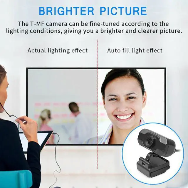 Alt view image 5 of 5 - 720p HD Web Cam USB 2.0 Computer Camera For Notebook Laptop HD Webcam Camera Microphone Video Web Cam Camera Webcam With Mic