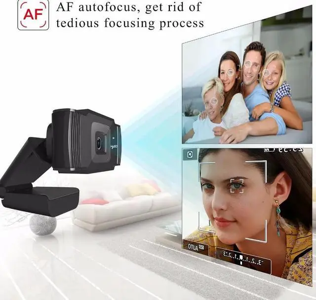 Alt view image 2 of 5 - webcam HD Camera 5 Million AF Camera HD web cam Support 1080P 720P for Video Conferencing and Android Smart TV
