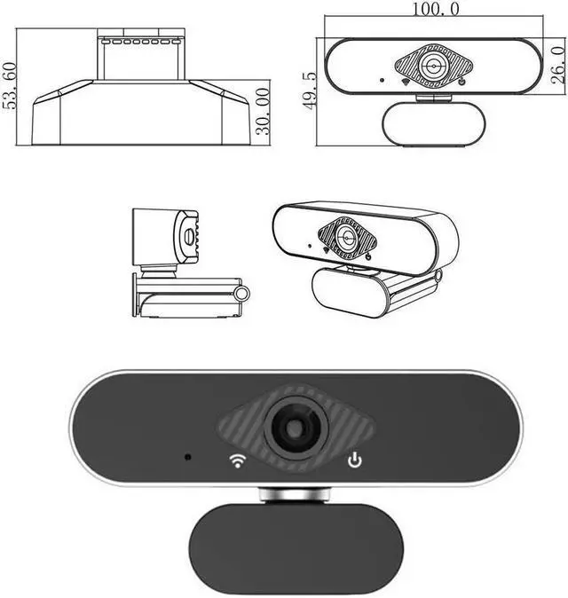 Alt view image 4 of 5 - 1080P  4K HD Camera Wide Angle Lens USB Web Camera with Built-in Microphone for Desktop PC Laptop Notebook web cam