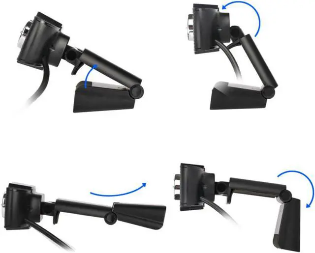 Alt view image 5 of 7 - USB 2.0 Webcam Camera 50.0 Mega Pixel Webcam With Clip HD Web Cam With Mic Microphone For PC Computer Laptop Desktop