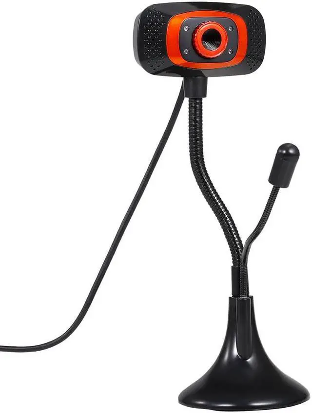 Alt view image 2 of 5 - USB Webcam Web Camera with Microphone Light web cam PC camera for PC Computer Plug and Play  wide angle usb webcam