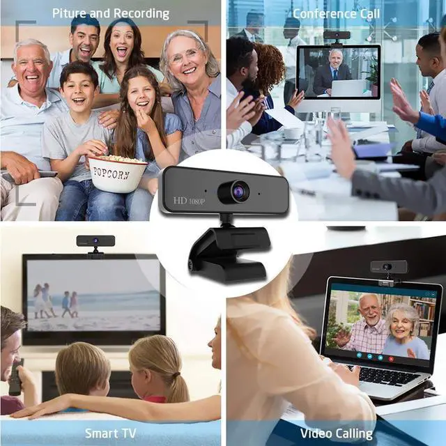 Alt view image 5 of 5 - Webcam Autofocus Web Camera 5 Megapixel support 720P 1080 Video Call Computer Peripheral Camera Webcams Desktop PC