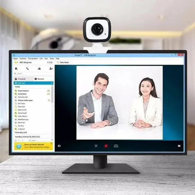 Alt view image 3 of 5 - HD Webcam 1080P HD Web Camera With Built-in HD Microphone 1920 X 1080p  Plug Focus Play Web Cam Widescreen Video Dropship