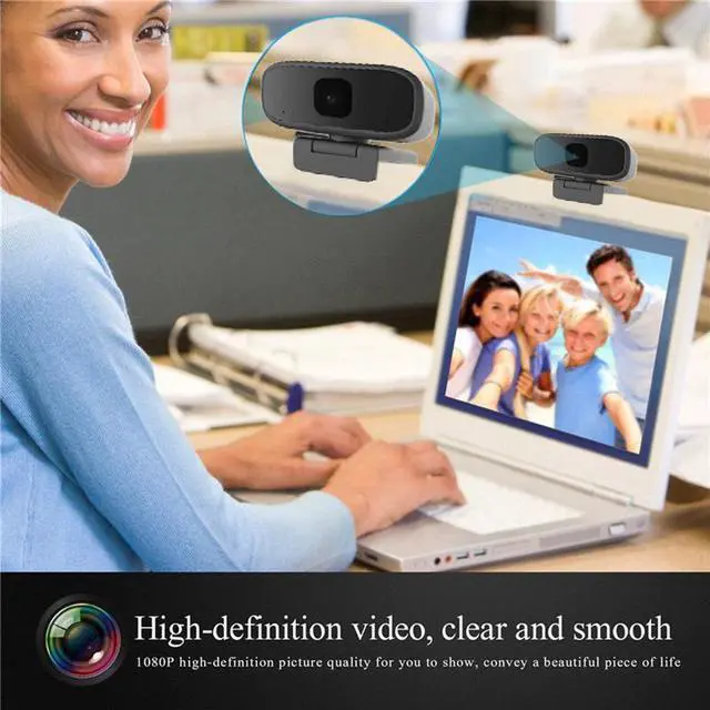 Alt view image 5 of 5 - 720P Megapixels USB 2.0 Webcam Camera with MIC for Computer PC Laptops Desktop  Office meeting Speaker USB Video Web Cam
