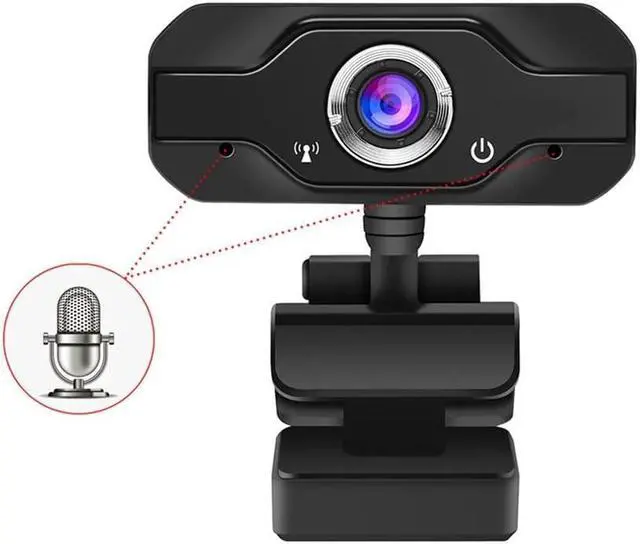 Alt view image 3 of 5 - Full HD 1080p Built-in Microphone Desktop Mini USB Camera Computer  Pro Video web Camera for PC Video Calls