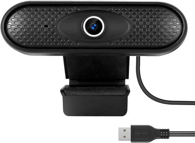 Alt view image 6 of 7 - 1080P Full HD Smart Auto Control Web Camera USB Driver-free Webcam with Noise-cancelling Mic for Teleconferencing Live Streaming