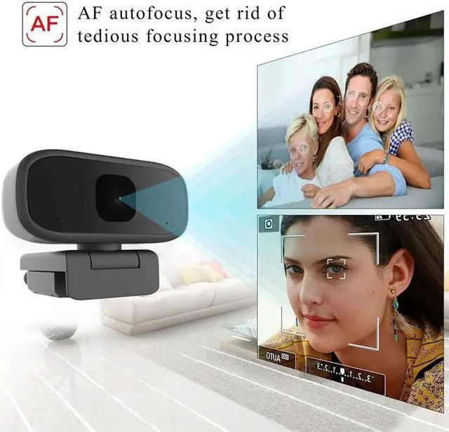 Alt view image 4 of 5 - 720P Megapixels USB 2.0 Webcam Camera with MIC for Computer PC Laptops Desktop  Office meeting Speaker USB Video Web Cam