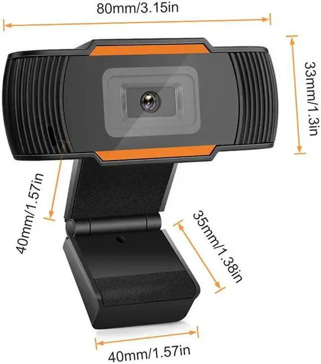 Alt view image 5 of 5 - 30 Degrees Rotatable USB 2.0 Webcam 1080p Full HD 480P 720P Video Recording Web Camera  Webcam with Micro for PC Network