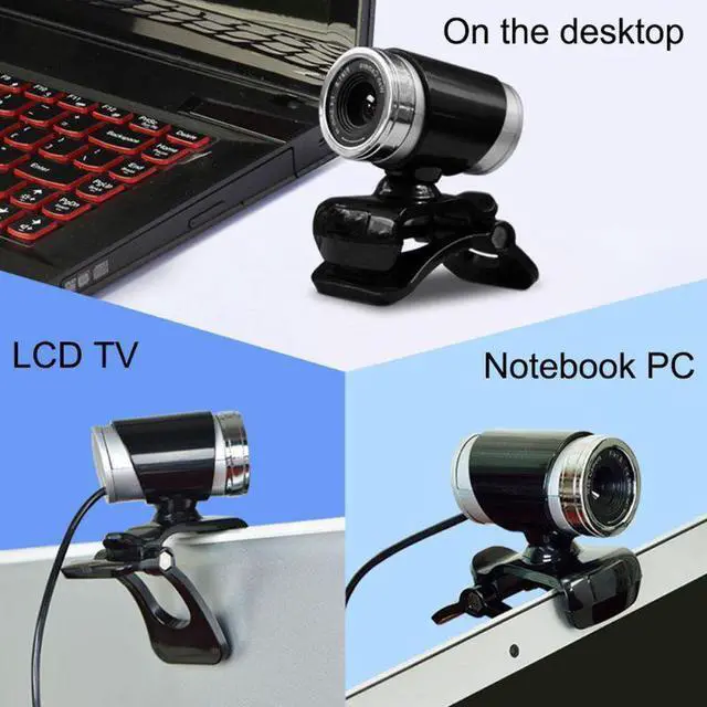Alt view image 4 of 5 - HD Webcam Web Cam Camera for PC Laptop Desktop Computer Notebook Accessories 83XB