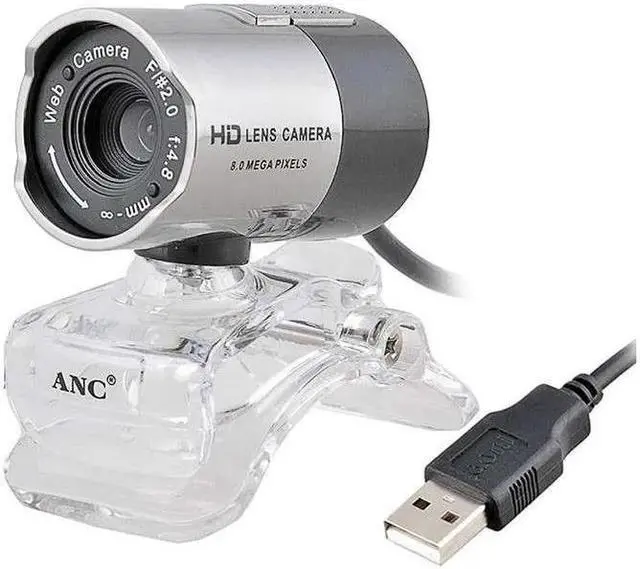 Alt view image 2 of 5 - ANC HD Mini USB Webcam CMOS Sensor Web Computer Camera Built-in Digital Microphone For Desktop PC Laptop for Video Calling