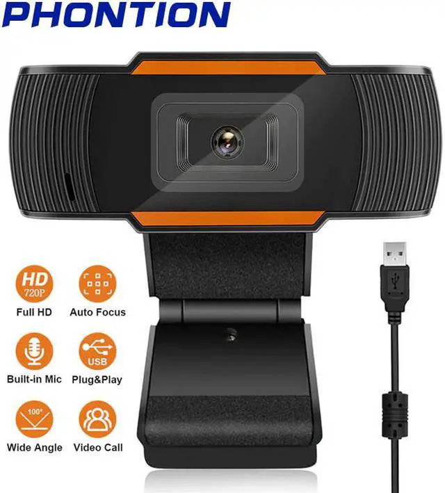 Main image of 30 Degrees Rotatable USB 2.0 Webcam 1080p Full HD 480P 720P Video Recording Web Camera  Webcam with Micro for PC Network