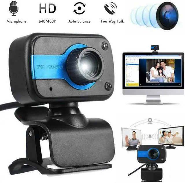 Alt view image 7 of 7 - HD 480p Webcam USB Camera Video Recording Web Camera With Microphone For PC Computer  360 Degrees Rotatable