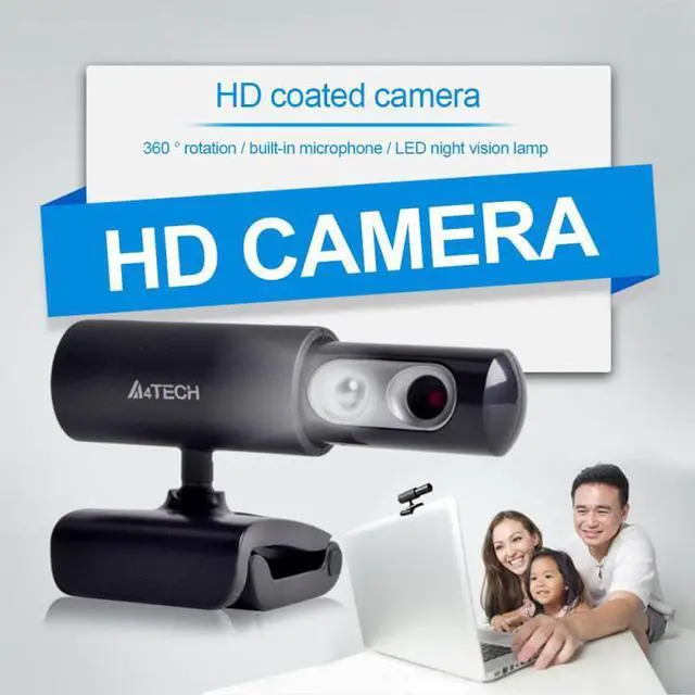 Alt view image 4 of 5 - USB 2.0 Webcam Camera Web Cam w/ Microphone 360° For Laptop Computer PC