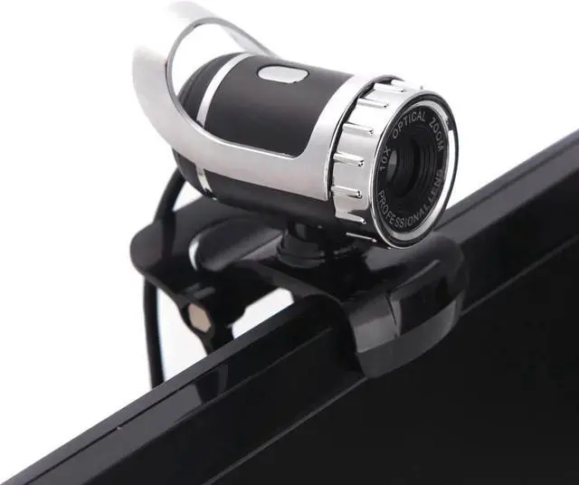 Alt view image 3 of 5 - 360 Degree with MIC HD Camera USB 2.0 50 Megapixel Web Cam Clip-on for Desktop Skype Computer PC Laptop