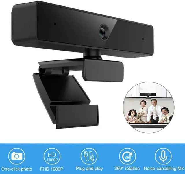 Main image of HD 1080P Webcam with Built-in Microphone Video Conference Live Streaming USB Web Camera for PC Remote Office High Quality