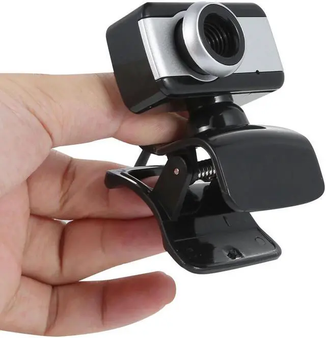 Alt view image 4 of 5 - 360 Degrees Rotatable USB 2.0 Webcam With Microphone 480P Video Conference Driverless Web Cam Clip-On Laptop Computer Camera