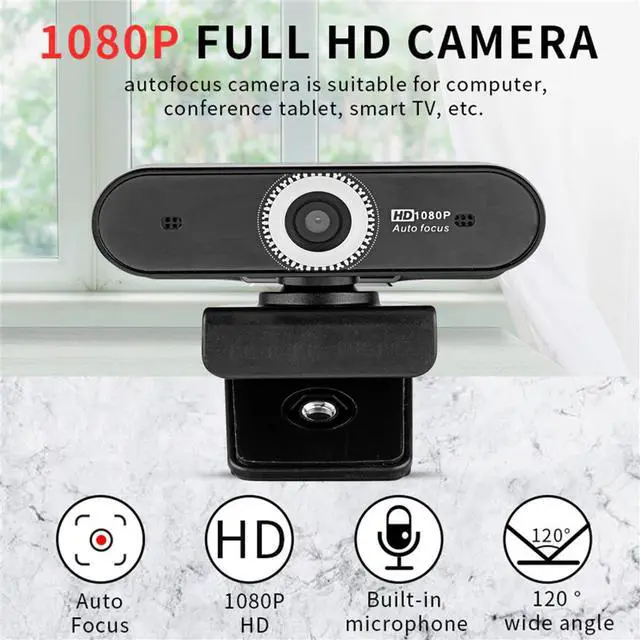 Alt view image 6 of 7 - 1080P USB2.0 Web Camera Wide Compatibility Auto Focus Laptop Webcams Camera with Noise Reduction Microphone