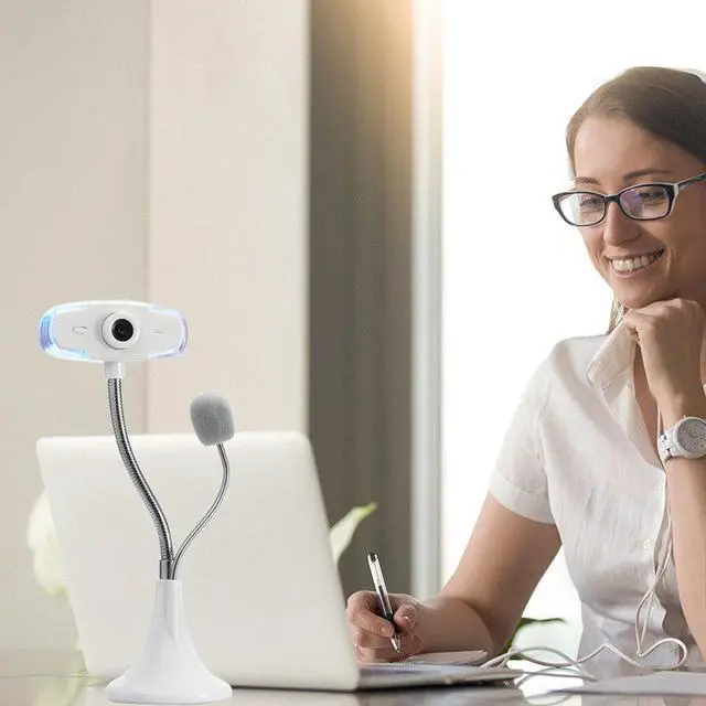 Alt view image 4 of 5 - HD Webcam Desktop with Microphone Vertical Camera Work Home Telecamera Video Meeting USB Web Cam For Computer PC Laptop 20Ar