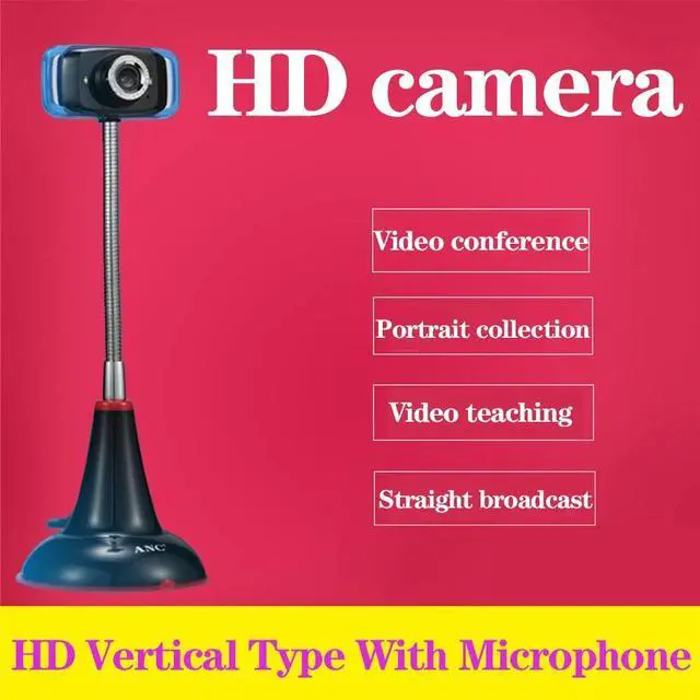 Alt view image 5 of 5 - HD USB Webcam CMOS Sensor Web Computer Camera Built-in Digital Microphone web cam for Desktop PC Laptop for Video Calling