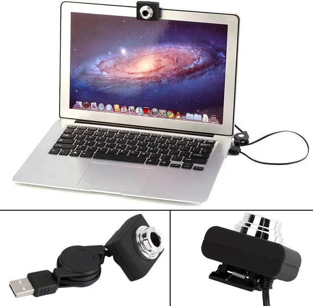 Main image of 8 Million Pixels Mini Webcam HD Web Computer Camera with Microphone for Desktop Laptop Plug and Play for Video Calling