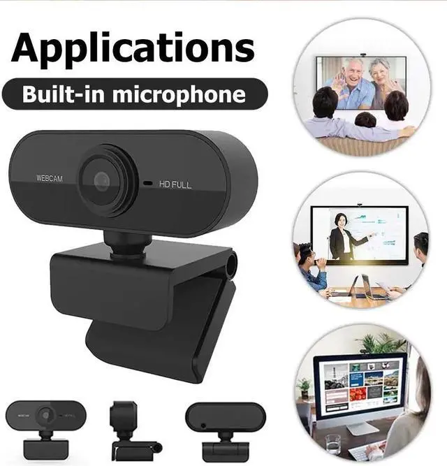 Alt view image 2 of 5 - 1080P Web Camera Full HD Webcam Auto Focus Camera WebCam For PC Computer Laptop with Microphone DropShip