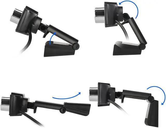 Alt view image 4 of 5 - 35@ Usb Web Cam Webcam Hd 720p Megapixel Pc Camera With Absorption Microphone Mic For Android Tv Rotatable Computer Camera