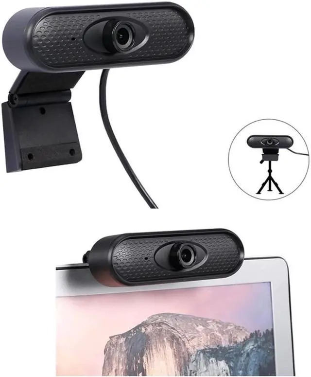 Alt view image 4 of 5 - 1080P HD Webcam Laptop Web Camera USB 2.0 Video Recording Mic Camera Video Recording with Microphone For PC Computer
