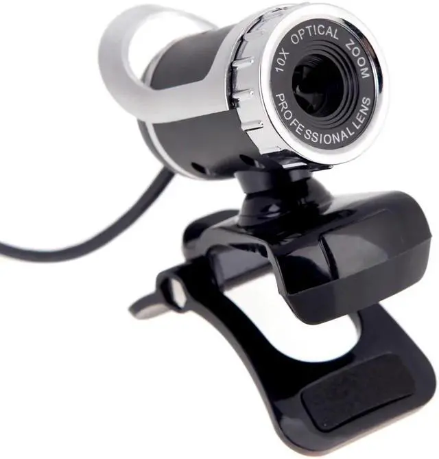 Alt view image 4 of 5 - 360 Degree with MIC HD Camera USB 2.0 50 Megapixel Web Cam Clip-on for Desktop Skype Computer PC Laptop