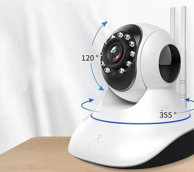 Alt view image 2 of 5 - Camera 360 Degree Home Surveillance Camera Wifi Remote Hd Monitor Webcam Monitor Wifi Night Vision Web Cam