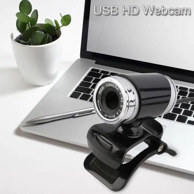 Alt view image 5 of 5 - HD Webcam Web Cam Camera for PC Laptop Desktop Computer Notebook Accessories 83XB