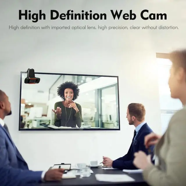 Alt view image 3 of 5 - 12MP High Quality Webcam USB Camera Drive- Web Cam Online Studying Meeting Camera for Desktop less than Webcam 4K