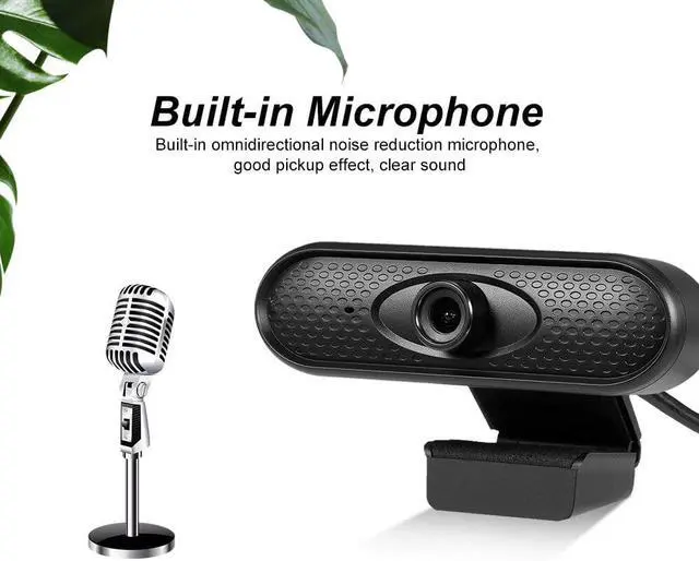 Alt view image 5 of 5 - Webcam HD 1080P Web Camera High Definition Video Chat Recording Built-in Microphone Web Cam for home pc Laptop