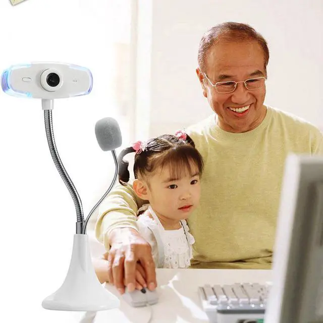 Alt view image 3 of 5 - HD Webcam Desktop with Microphone Vertical Camera Work Home Telecamera Video Meeting USB Web Cam For Computer PC Laptop 20Ar