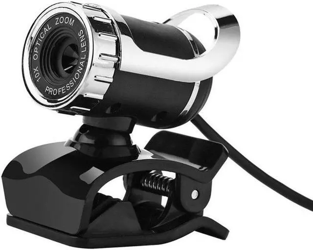 Alt view image 2 of 4 - 360 Degree USB 12M HD Webcam Web Cam Clip-on Digital Camcorder with MIC for PC 30FPS USB 2.0 HD Webcam Camera Web Cam With Mic