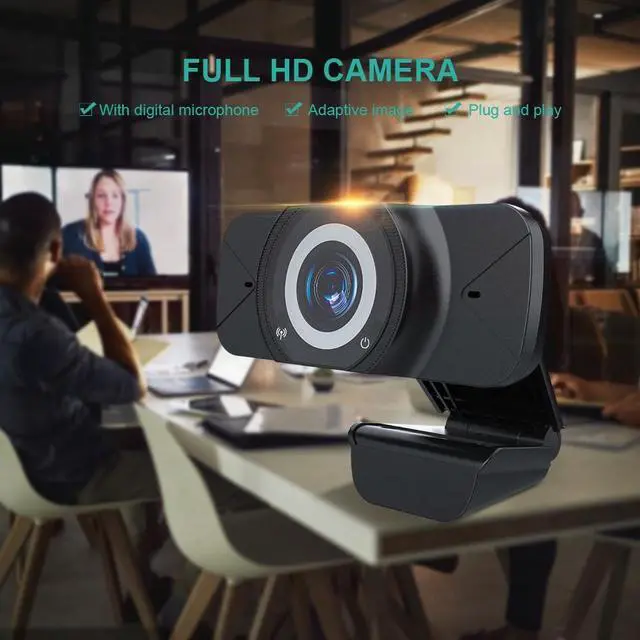 Alt view image 3 of 5 - 30FPS Webcam Full Hd 1080p Usb Pc Web Camera 1920*1080 Mini Digital Web Cam Built-in Stereo Microphone For Windows 10/8/7/ XP