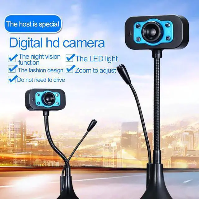 Alt view image 4 of 5 - 360 Degrees Clip-On Camera For Skype Computer Youtube PC Laptop Windows XP USB HD Webcam Micro High Definition Web Cam In stock