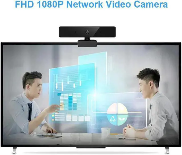 Alt view image 4 of 5 - HD 1080P Webcam with Built-in Microphone Video Conference Live Streaming USB Web Camera for PC Remote Office High Quality