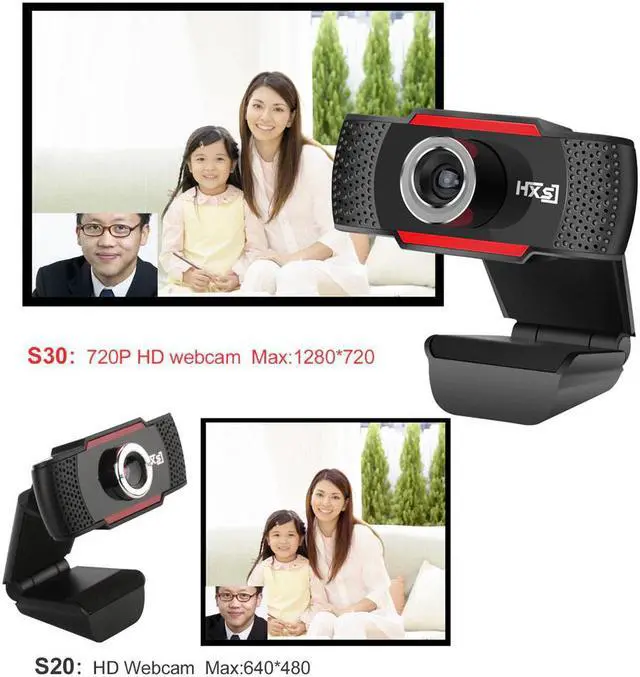 Main image of 35@ Usb Web Cam Webcam Hd 720p Megapixel Pc Camera With Absorption Microphone Mic For Android Tv Rotatable Computer Camera