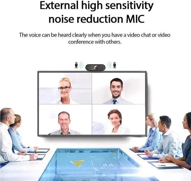 Alt view image 3 of 5 - 720P Computer Camera HD USB Webcam External Microphone Webcam Web Camera For PC Laptop Computer Peripherals