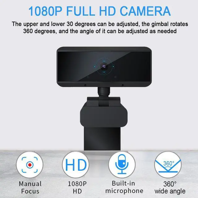 Alt view image 6 of 7 - 1080P With Microphone Auto Focus Computer Camera Web Camera PC For Plug And Play Video Calling Recording