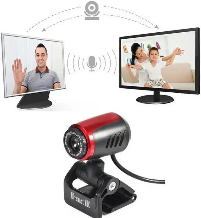 Alt view image 5 of 5 - 2.0 Computer Webcam With Built-in Microphone HD Digital Webcam Camera For Desktop Notebook Laptop Computer Web Camera