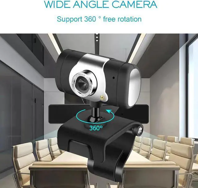 Alt view image 3 of 5 - Computer Cameras USB 2.0 HD Webcam 30fps PC Camera HD Webcam Web Cam video conference with MIC for laptop/desktop Camera
