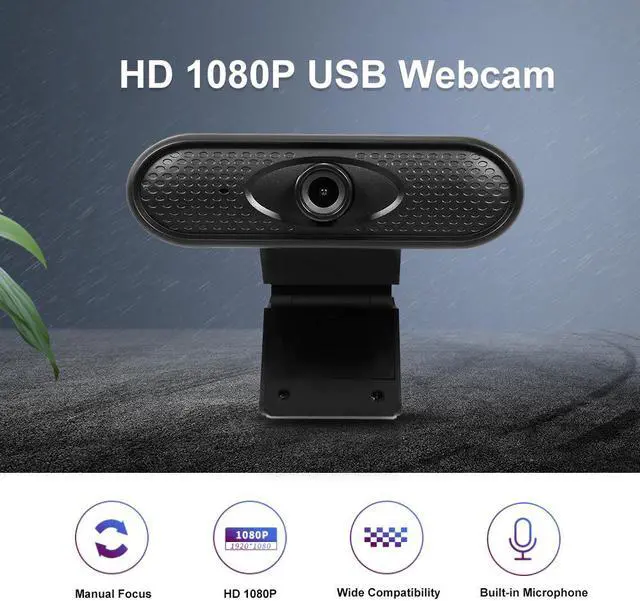 Main image of USB Webcam HD 1080p Camera Web Cam MIC Clip-on for Computer Laptop Web Camera 360 Degree Usb Camera