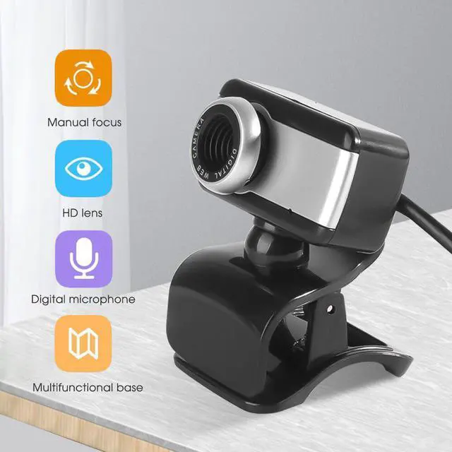 Main image of Webcam 50.0 Mega Pixel USB 2.0 Camera With Clip HD Web Cam With Mic Microphone For PC Computer Laptop Desktop
