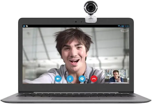 Alt view image 2 of 5 - Webcam Built-in Microphone High-end Video Call Computer Peripheral Web Camera For Computer For Youtube PC Laptop Black