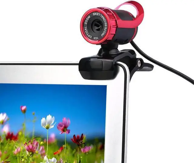 Alt view image 2 of 5 - 12 Megapixels HD Webcam MIC HD hd web Camera Web Cam 360 Degree Built-in Microphone Clip-on For Desktop Skype Computer PC Laptop