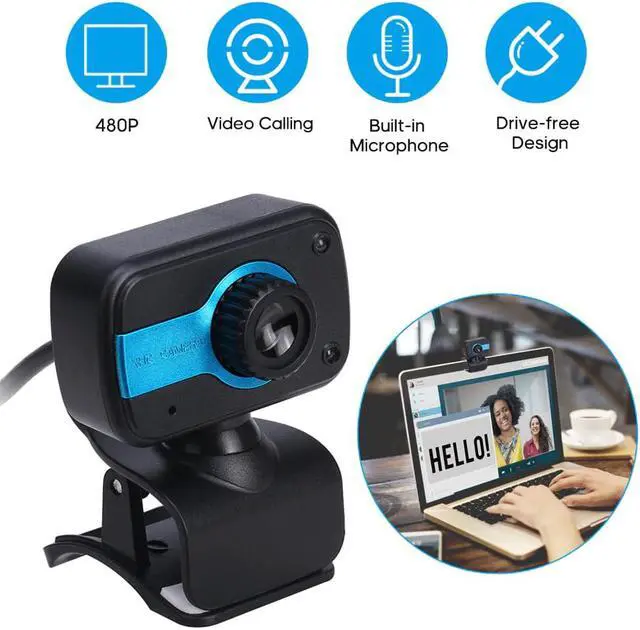 Alt view image 5 of 7 - USB 2.0 Zoom Webcam With Microphone Web Camera Video Chat Web Camera For Desktop Computer Computer Peripherals Accessories